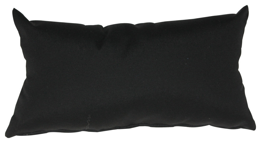Adirondack Head Pillow, Black