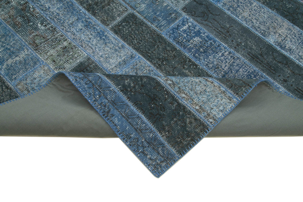 Rug N Carpet - Handmade Oriental 8' 2" x 10' 1" Decorative Patchwork Area Rug