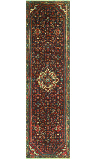 Fine Vintage Distressed Tanyeli Charcoal/Ivory Runner, 2'7 x 9'2