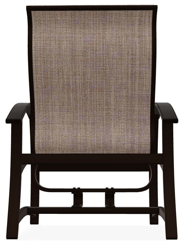 Belle Isle Sling Outdoor Hidden Motion Lounge Chair, Augustine Fennel/Kona