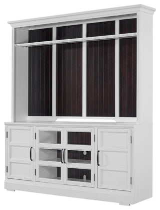 76" TV Console With Hutch