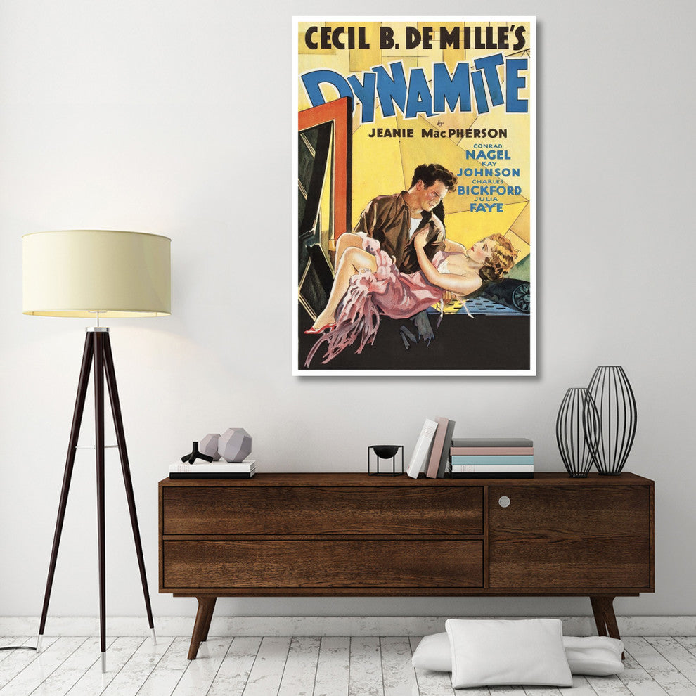 "Vintage Film Posters: Dynamite" Digital Paper Print, 42"x62"