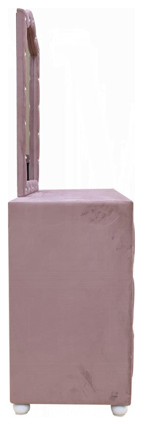 ACME Reggie Mirror, Pink Fabric