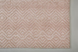 Weave & Wander Oliena Modern Art Deco Rug, Blush, 9'6"x13'6"