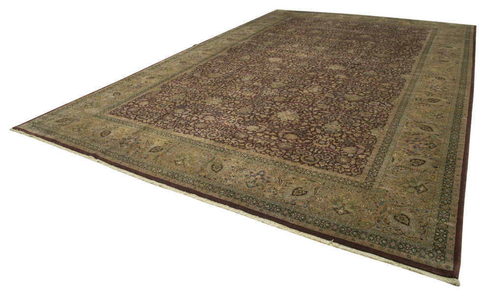Rug N Carpet - Hand-Knotted Oriental 11' 8" x 17' 11" Oversize Oushak Area Rug