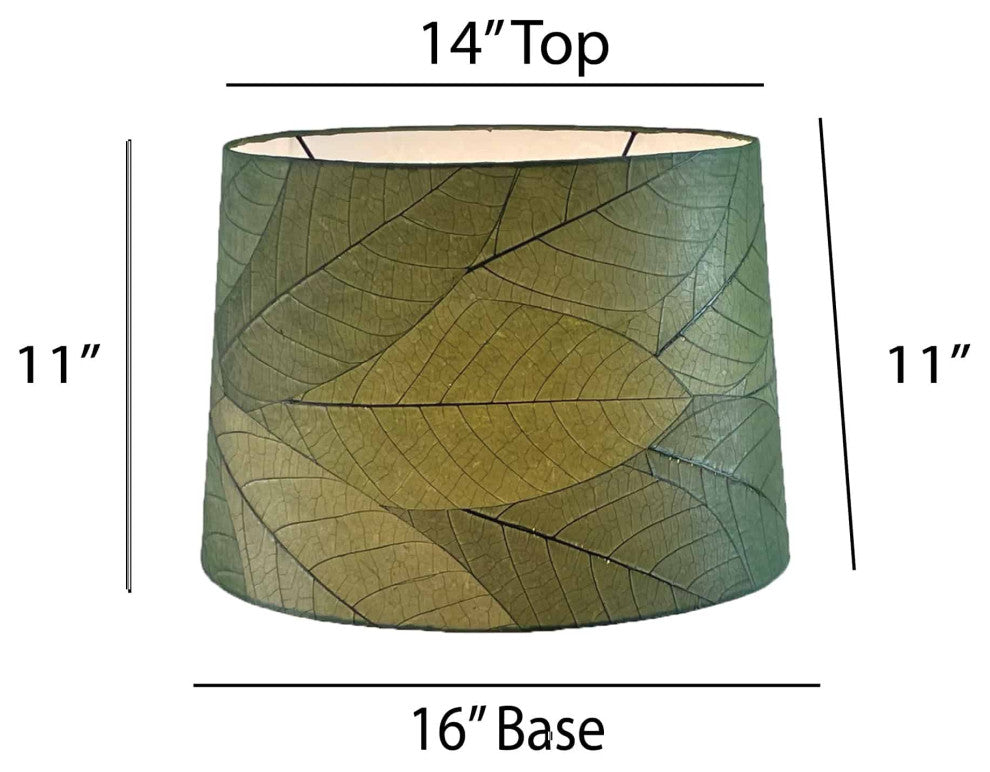 16 Inch Tapered Drum Shade Green