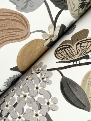 Flower Studies Linen Wallpaper