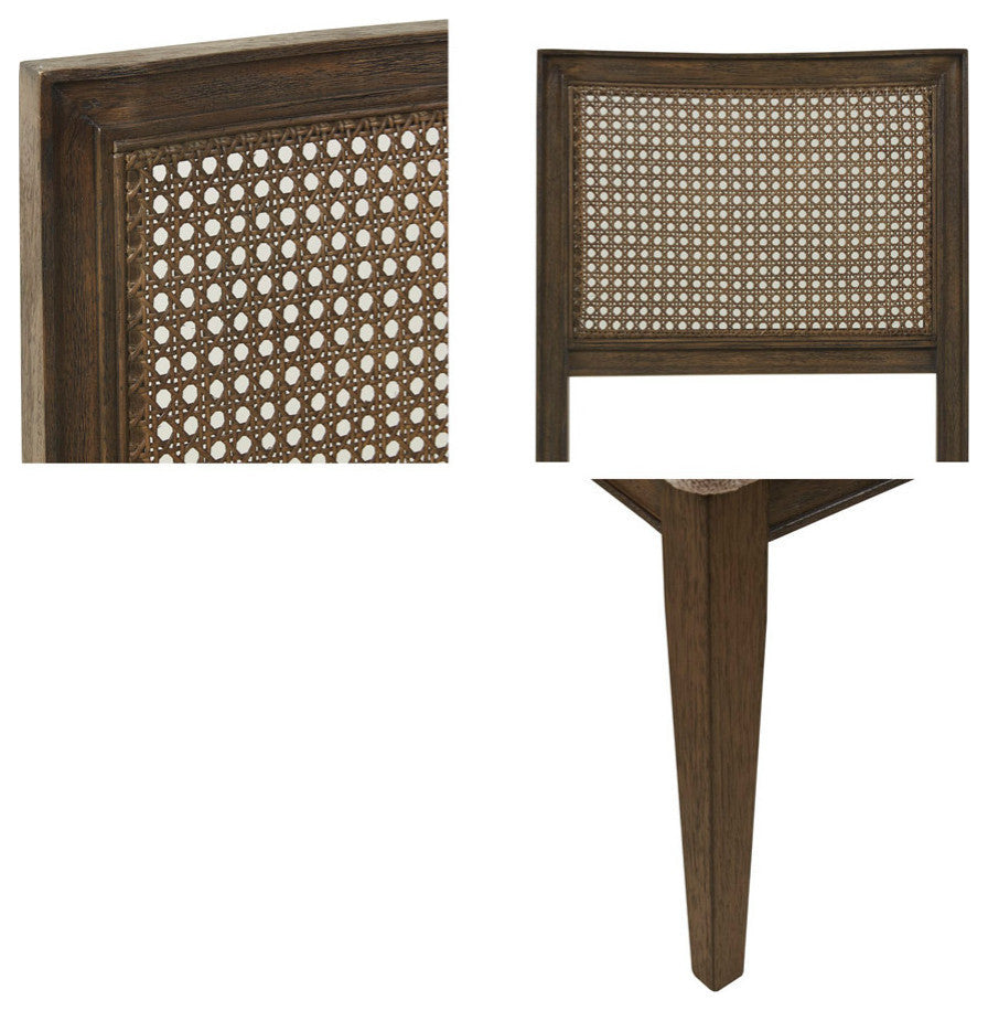INK+IVY Kelly Accent Chair Dining Chairs, Brown, Dining Chair