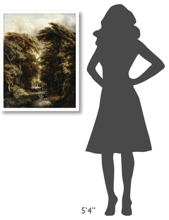 "In The Forest" Digital Paper Print by Gillis Rombouts, 25"x32"