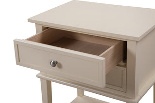 Newton 2-Drawer Nightstand, 28"H x 22"W x 16"D, Beige