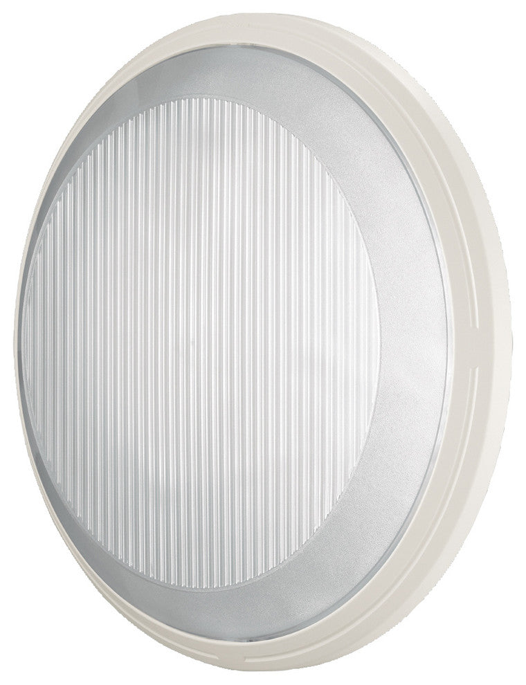 Excel Flat Round 300, Pl, White