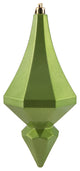 Vickerman Mc191054D 8" Celadon Candy Finish Diamond Finial Ornament Pack of 2