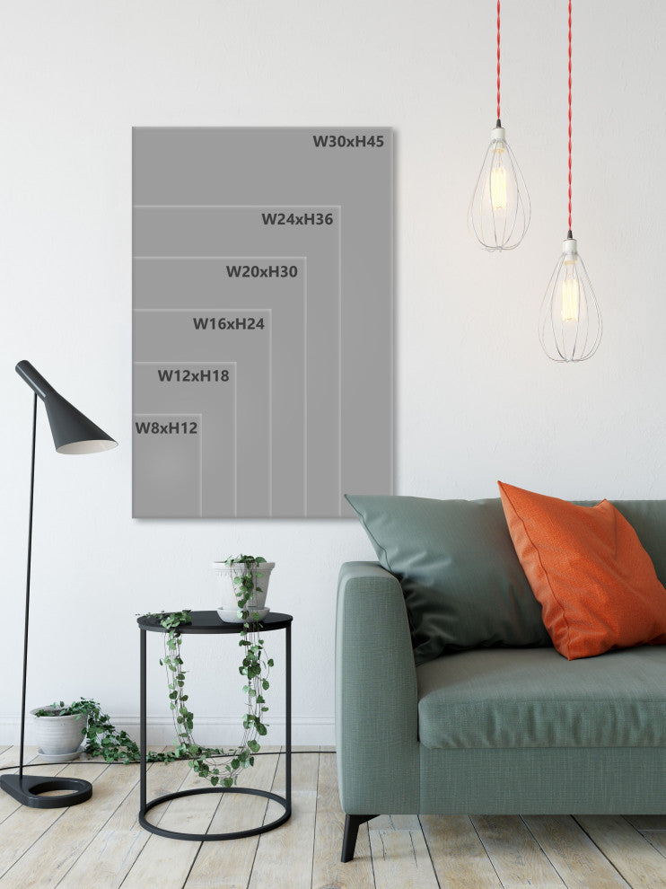 "Unpredictable" Painting Print on Wrapped Canvas, 16x24