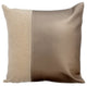 Gold Decorative Euro shams 26"x26" Faux Leather, Better Half Antique Gold