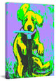 "Funky Frisbee" Painting Print on Wrapped Canvas, 40"x60"