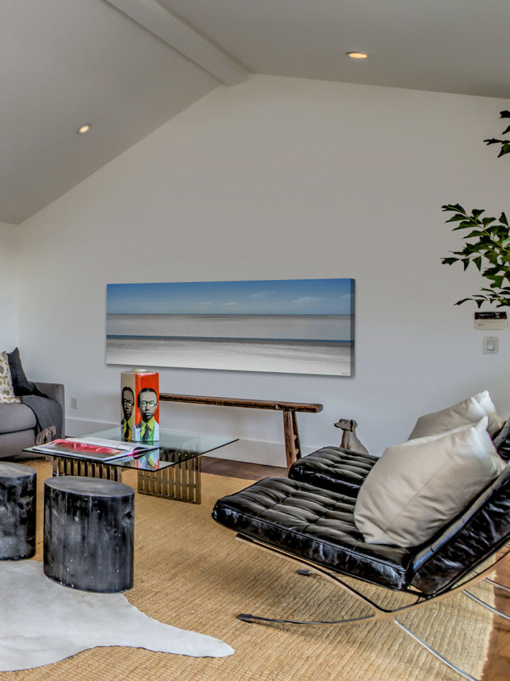 "Grey Water" Print on Canvas, 45"x15"