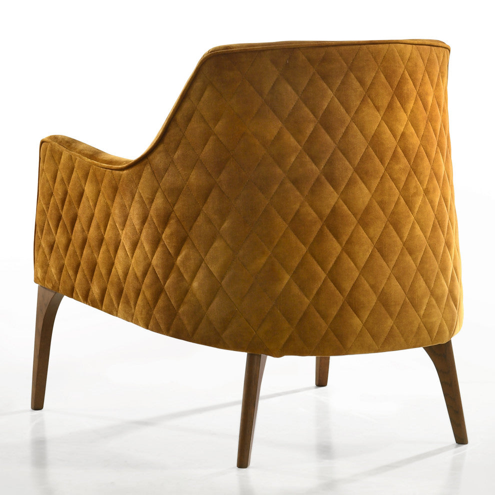 Omax Decor Jane Lounge Accent Arm Chair, Gold