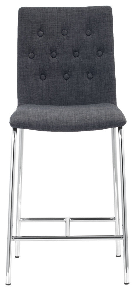 Uppsala Counter Chair, Set of 2 Graphite
