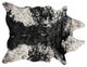 5.25'x7.5' Faux Hide Rug, Edingburg S&p Black&white