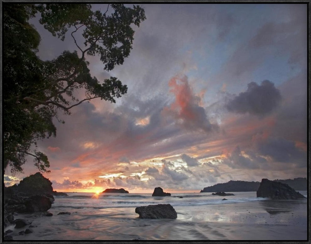 Beach and Coastline, Manuel Antonio National Park, Costa Rica, 32"x24"