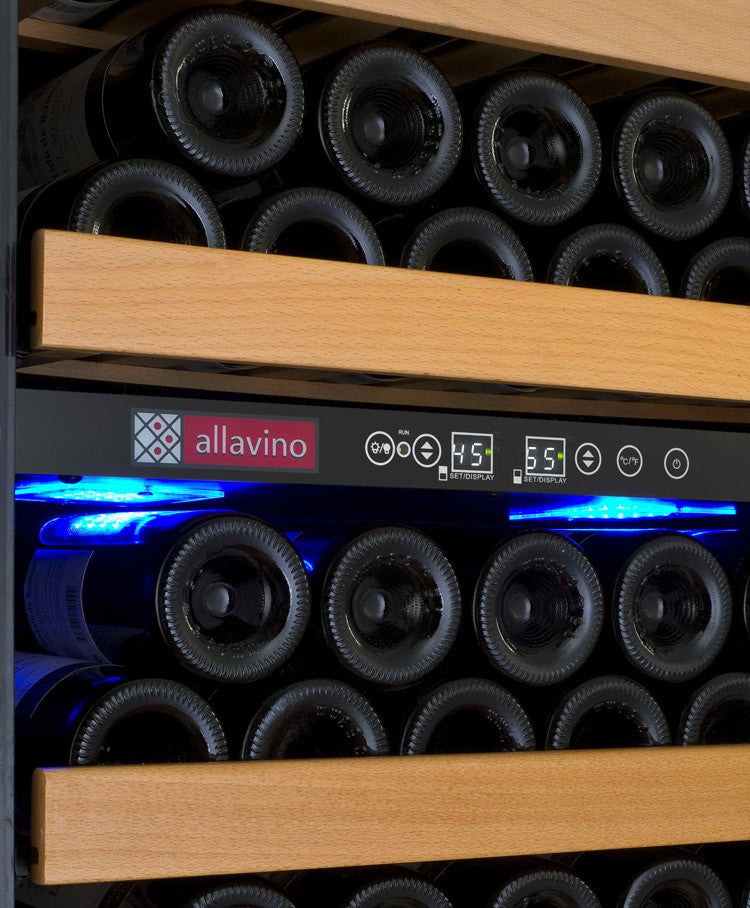 Wine Cooler: 24" Vite II Tru-Vino 99 Bottle Dual Zone Stainless Steel
