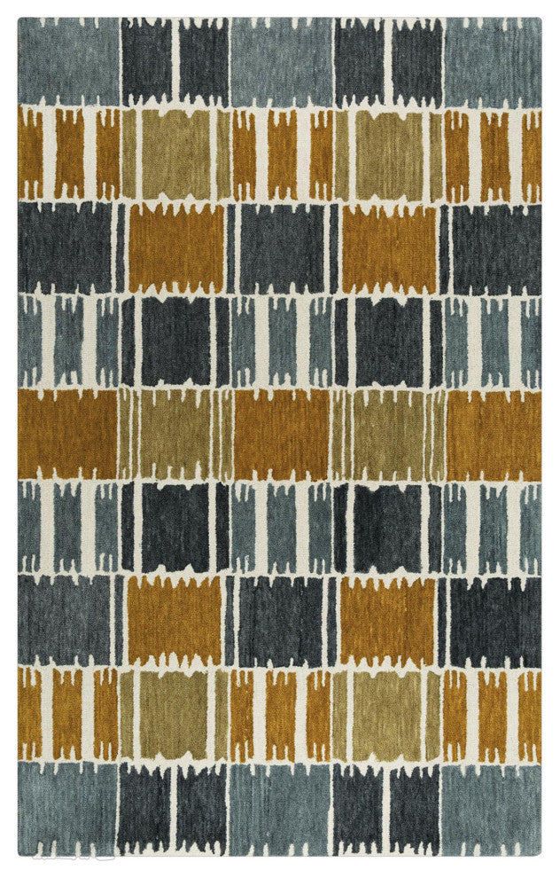 Rizzy Home Tetra Collection, 7'9" x 9'9" Rug