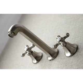 KS4028AX 2-Handle Wall Mount Tub Faucet, Brushed Nickel