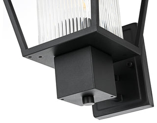 Home Living 10" Outdoor Wall Sconce, Black