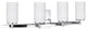 Generation Lighting Lighting 4-Light Wall/Bath, Chrome