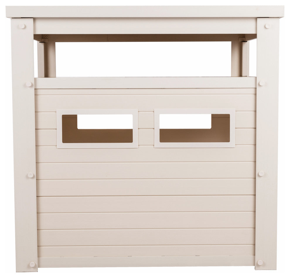 ECOFLEXÂ® Litter Box Cover End Table, Antique White, Jumbo