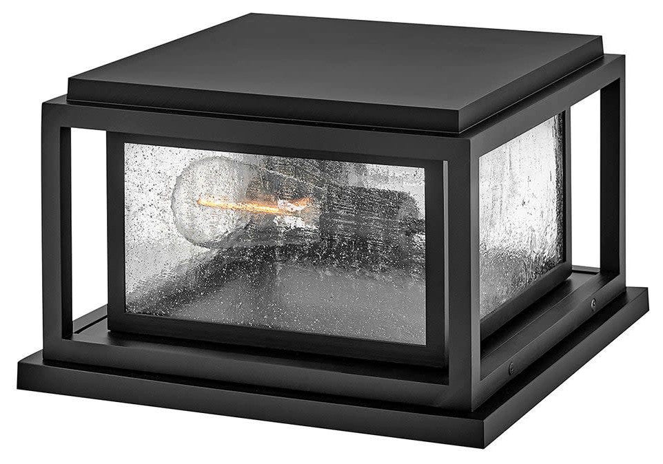 Hinkley Lighting 1008 Republic 2 Light 8" Tall Post Light - Black