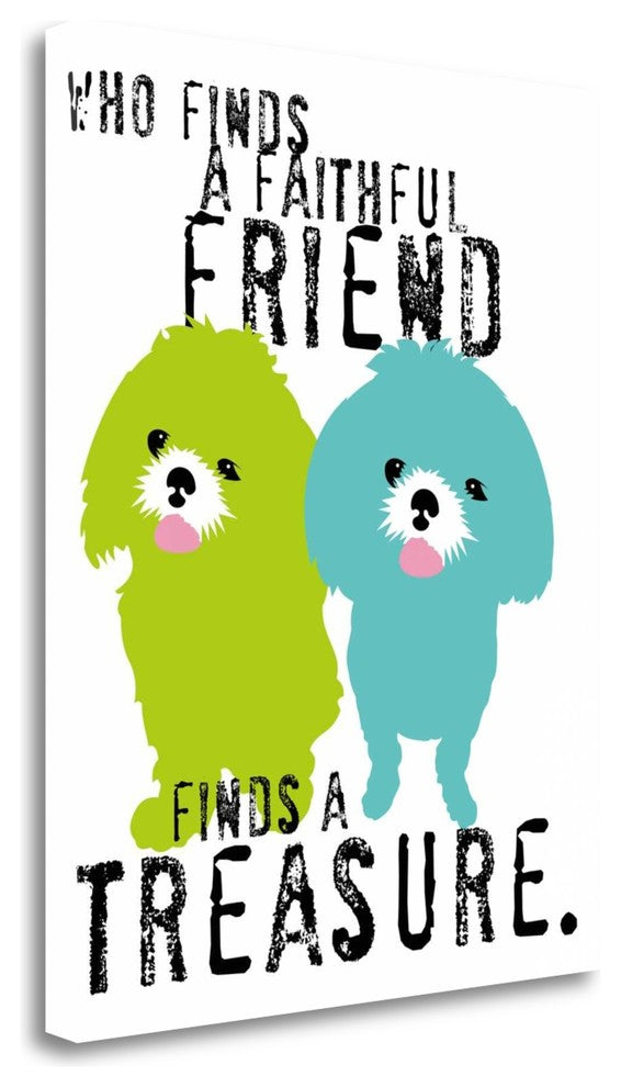 "A Faithful Friend" By Ginger Oliphant, Giclee Print on Gallery Wrap Canvas