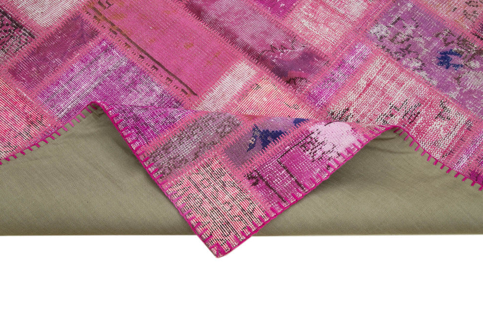 Rug N Carpet - Handmade Turkish 5' 7" x 7' 10" Unique Patchwork Area Rug