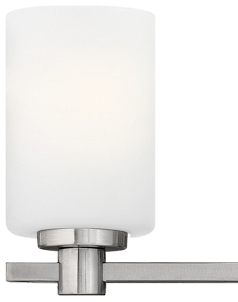 Hinkley Karlie Bathroom Vanity Light, Brushed Nickel, 3 Light