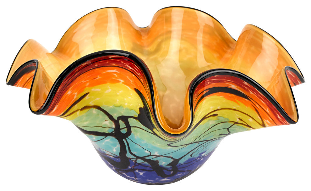 Allure Wavy Bowl 17"x8"