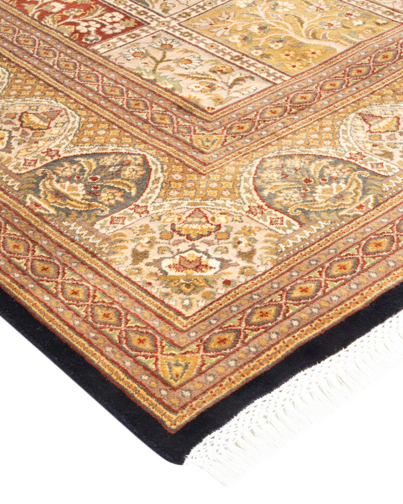 Mogul, One-of-a-Kind Hand-Knotted Area Rug Black, 8' 3" x 10' 4"