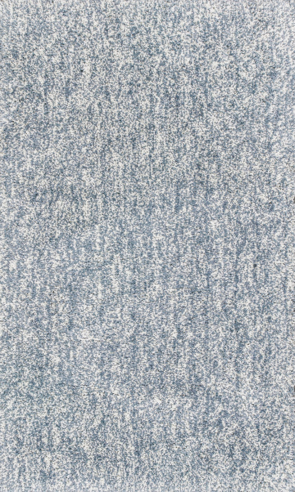 KAS Bliss 1587 Slate Heather Shag Area Rug, 9'x13'