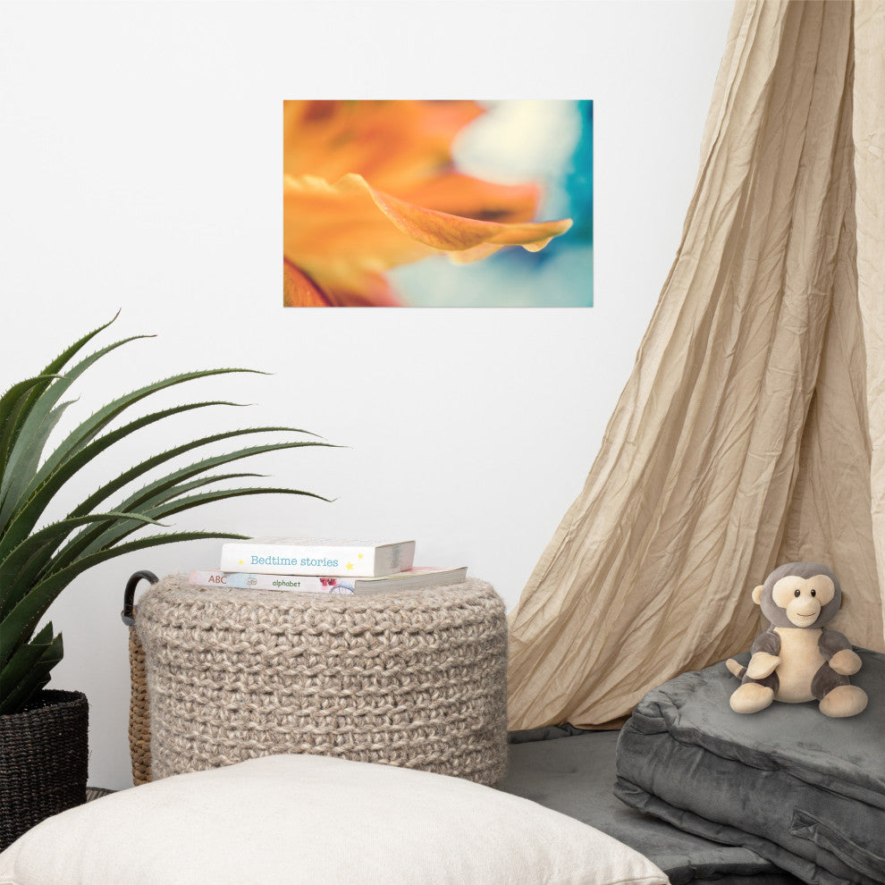 Serene Petals of Life Floral Nature Photography Unframed Wall Art Print, 12" X 18"