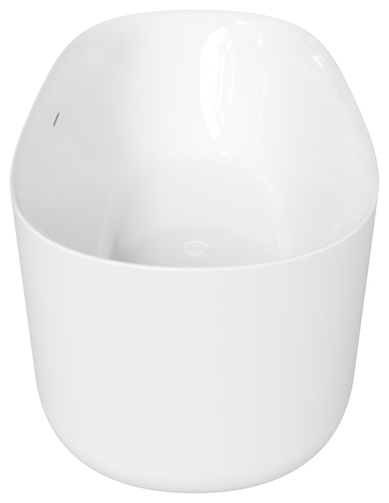 Perlato Spessa 67" Freestanding Soaking Tub, White