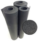Rubber-Cal Rubber Flooring Roll - 6mm x 4ft Wide x 4ft  Roll - Black