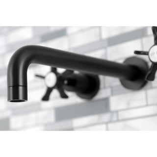 KS8020NX Two-Handle Wall Mount Tub Faucet, Matte Black