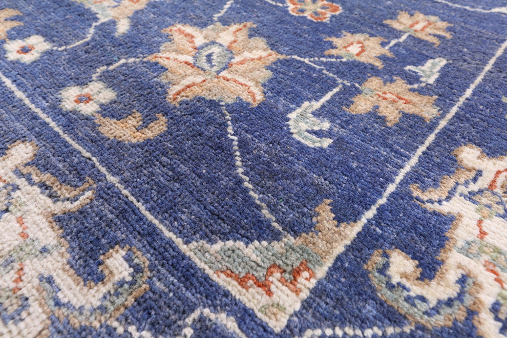 8' 1" X 9' 8" Peshawar Handmade Wool Rug Q10441