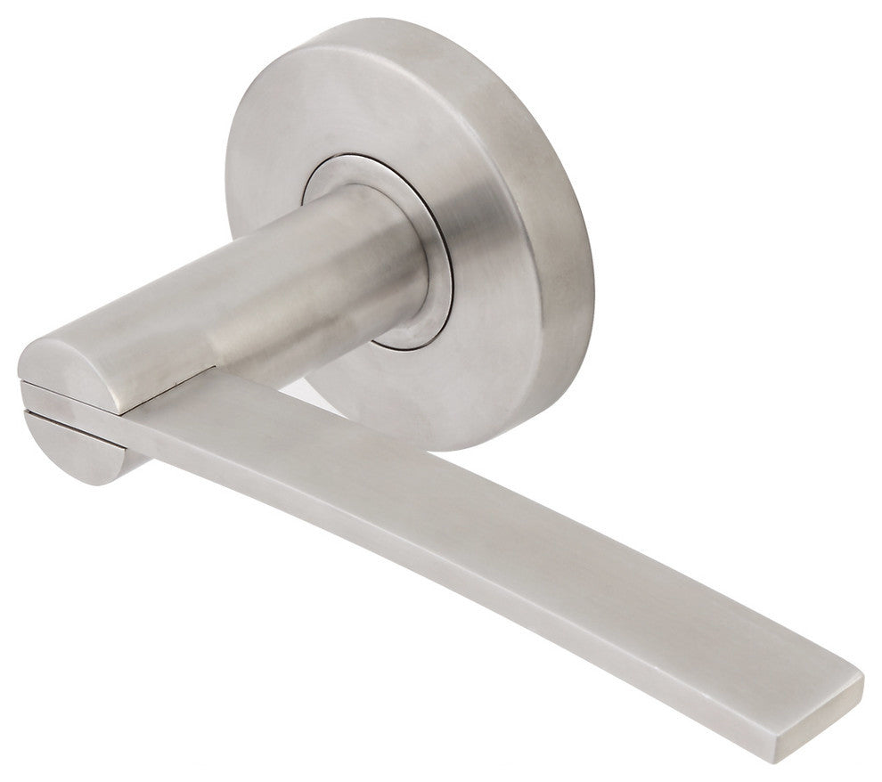 Horizon Lever, Tubular Privacy, Satin Stainless Steel, 2-3/4" Backset