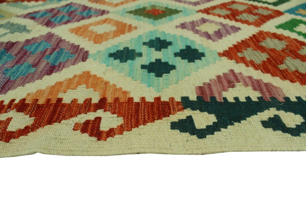 Sangat Kilim Hrapenly Ivory Runner