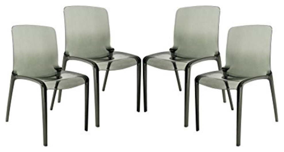 LeisureMod Murray Modern Dining Chair, Set of 4