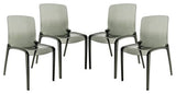 LeisureMod Murray Modern Dining Chair, Set of 4