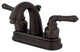 Kingston Brass 4" Centerset Bathroom Faucet, Oil Rubbed Bronze