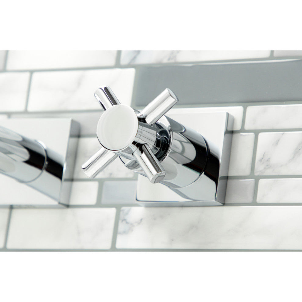 KS6051DX Wall Mount Tub Faucet, Polished Chrome