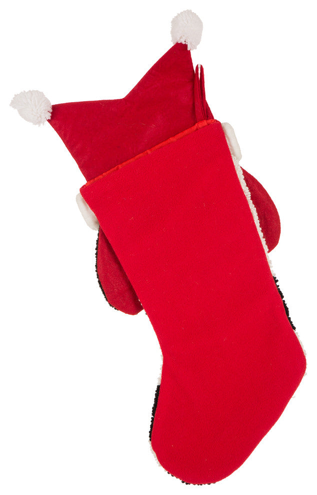 Set of 2 Hooked Stocking, 3D Dog