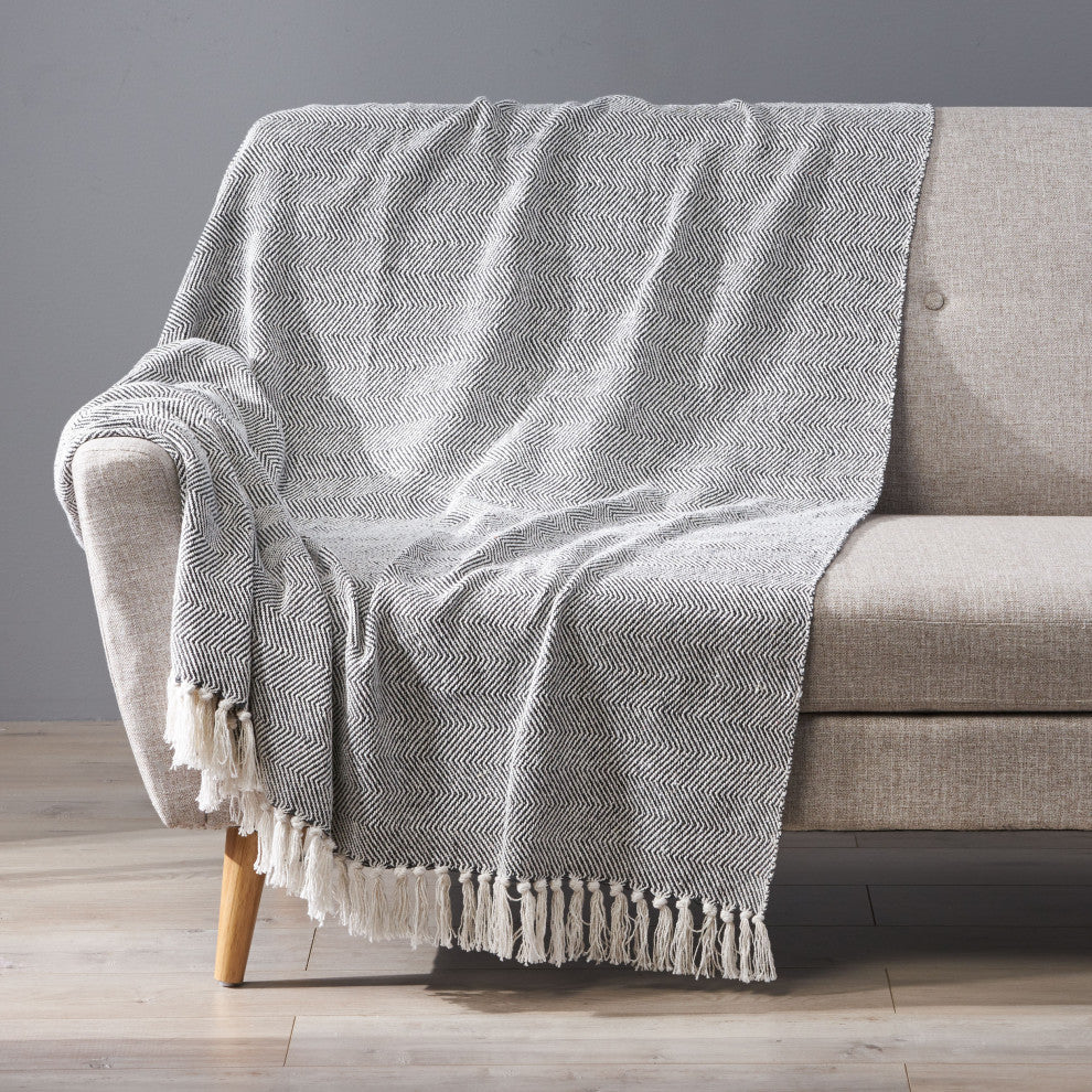 Gloria Handcrafted Fabric Throw Blanket